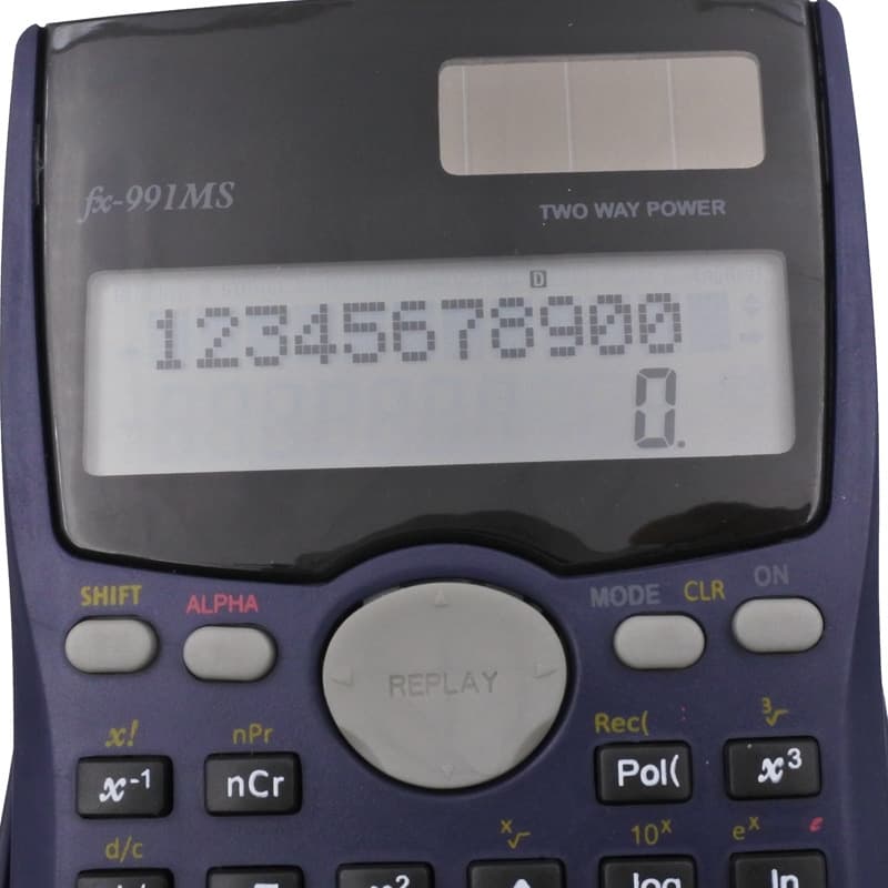 991ES True Solar Energy 82MS Function Calculator Large High School Student Postgraduate Entrance Examination Calculator Scientific Calculator 3