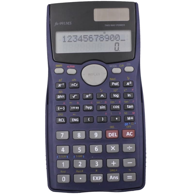 991ES True Solar Energy 82MS Function Calculator Large High School Student Postgraduate Entrance Examination Calculator Scientific Calculator 5