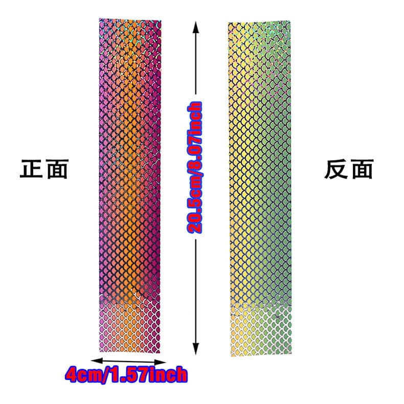 Fishing Lure DIY Material - 4x20cm Artificial Fish Scale Film 4
