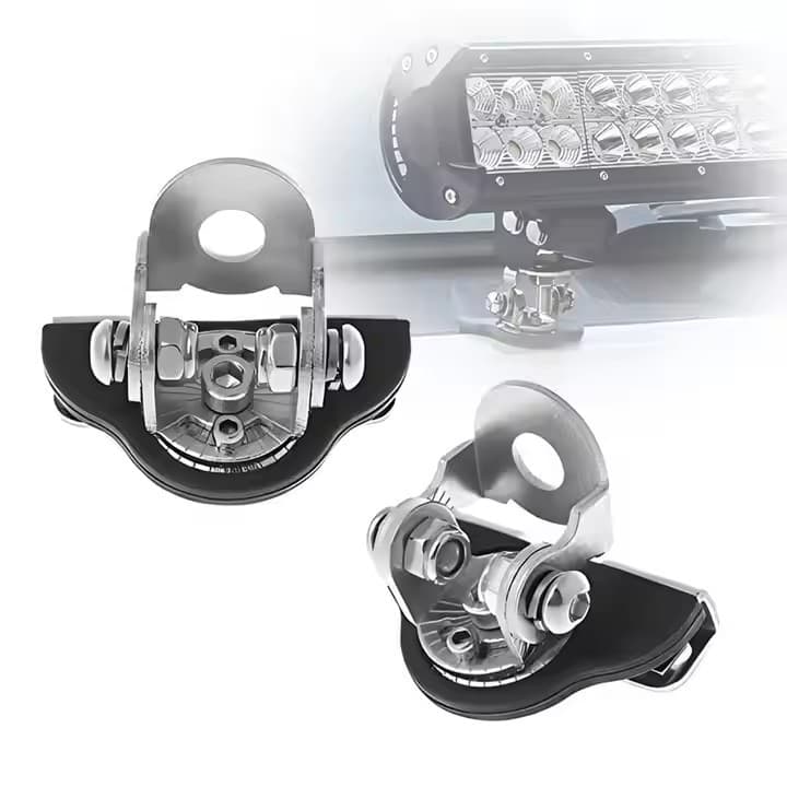 Off-road modified tubing, LED rectangular lamp, lights, clips included