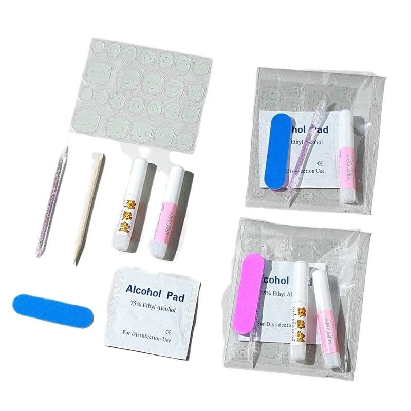 Nail stickers, manicure tools set, cotton pads for nails, fake nails for manicure, accessories 5