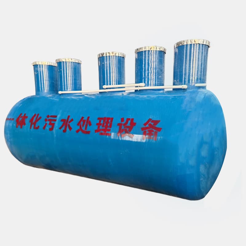 Sewage treatment equipment school laboratory fiberglass sewage treatment chemical plant integrated sewage filter tank 5