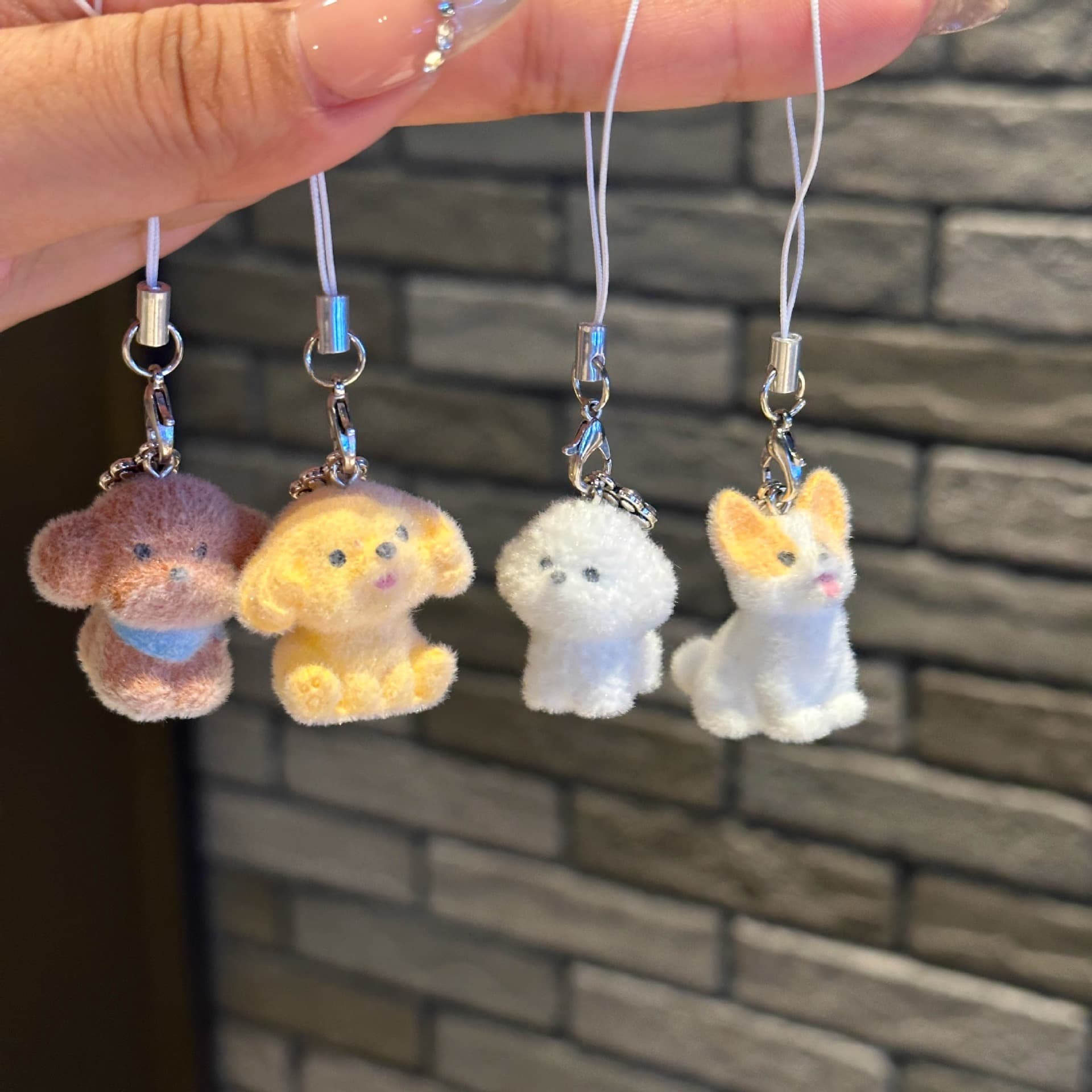 Cute three dimensional small pendant, doll, mobile phone ornaments, keychain, accessory with accessories, DIY 2