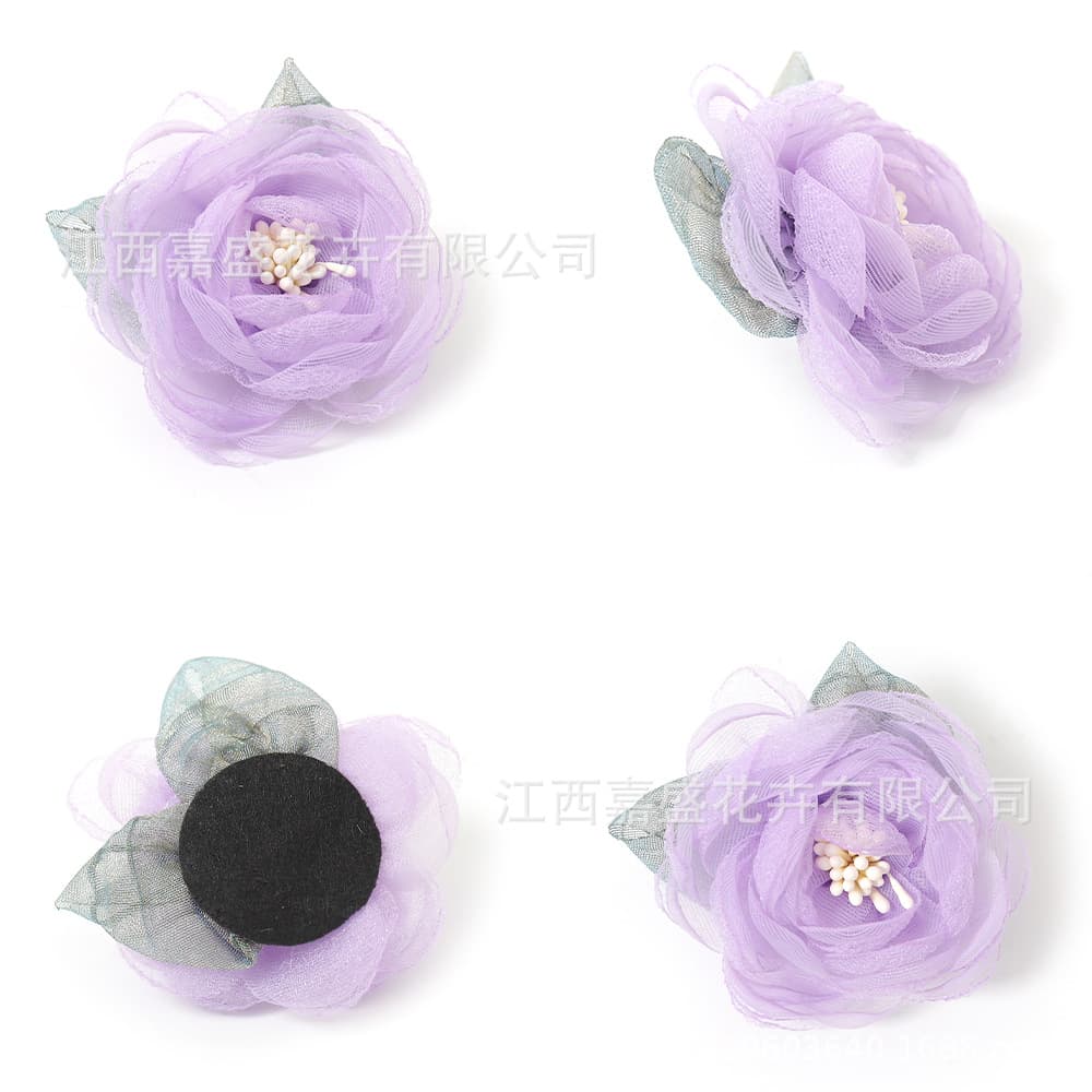 Purple accessory handmade, accessories, flowered, DIY 3