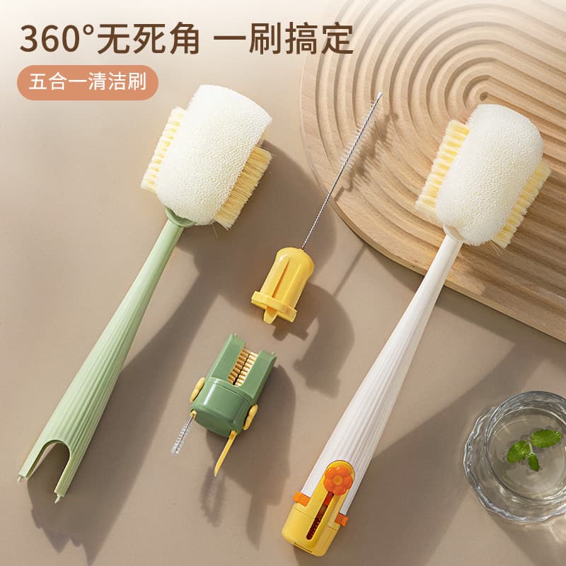 Universal hygienic food machine with glass for supplementary food, glass, feeding bottle, children's brush 3