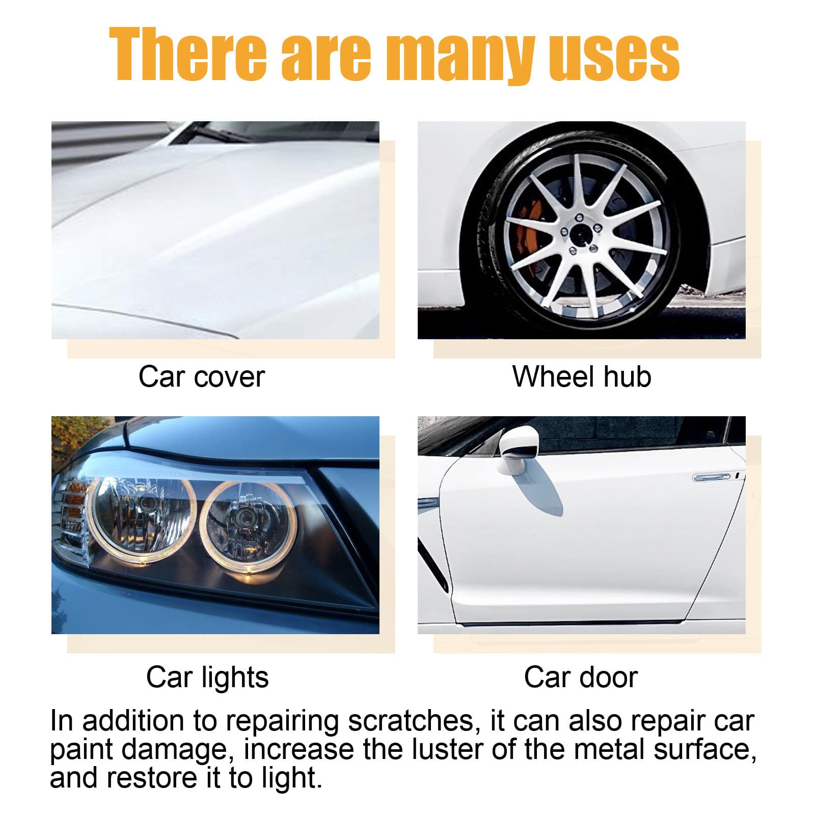 Homonth Car Scratch Care Paint Fine Scratch Polishing Coating Scratch Renovation Repair Care Paint 3