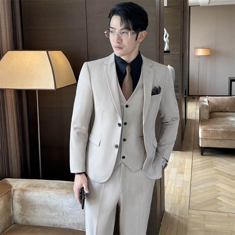 Factory direct sales high-end Western suit suit men's formal suit business groom best man group clothes profession 4