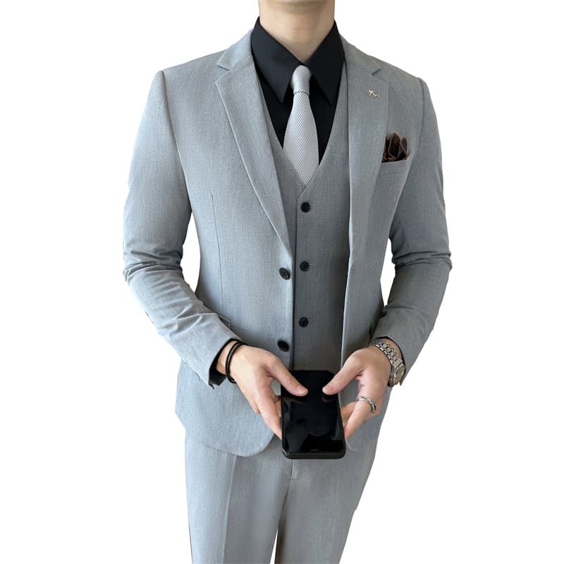 Factory direct sales high-end Western suit suit men's formal suit business groom best man group clothes profession 5