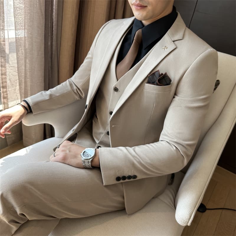 Factory direct sales high-end Western suit suit men's formal suit business groom best man group clothes profession 1