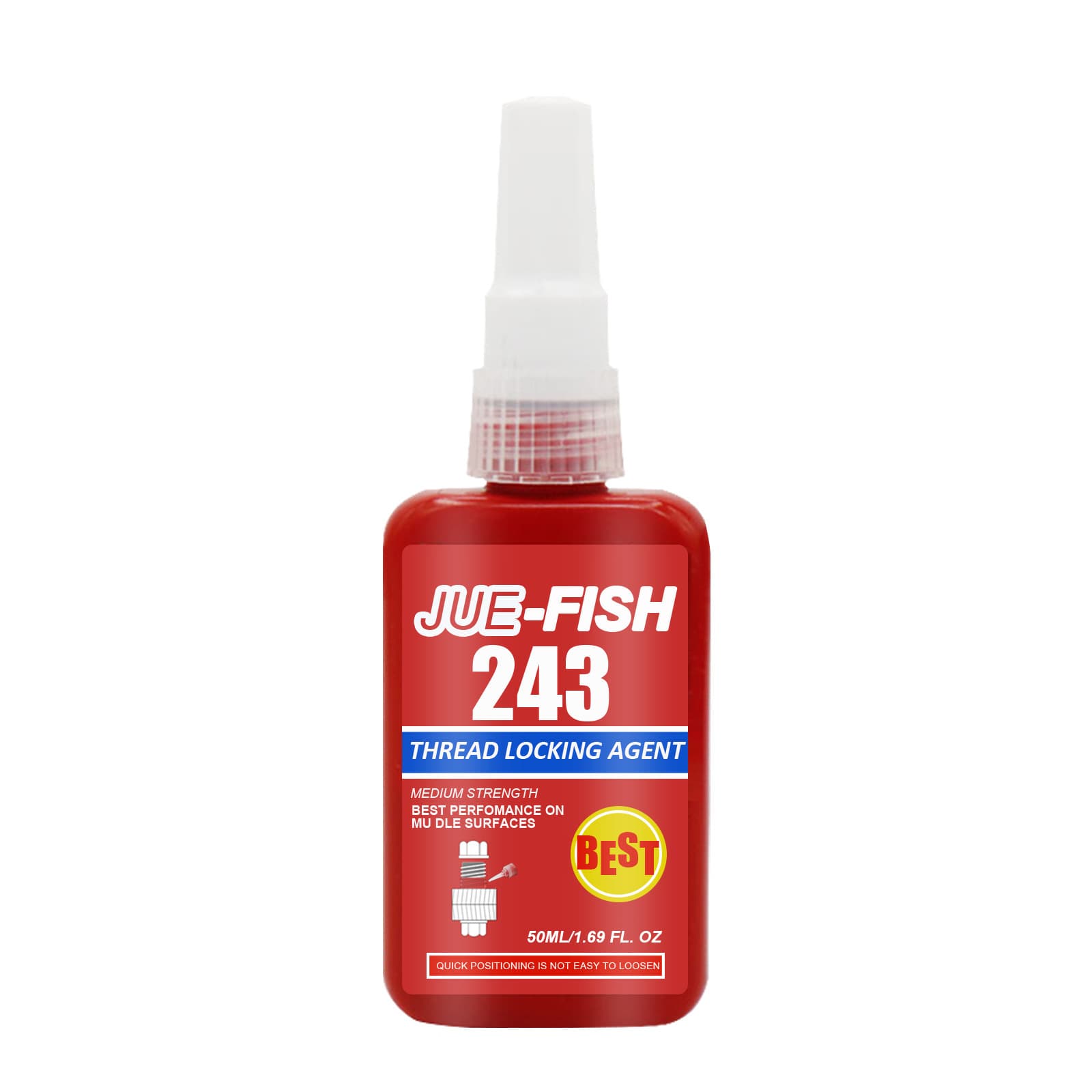 Jue-FISH Glipper sealing agent liquid raw material with liquid tubular thread threaded anaerobic anti-loose lock lock-locking glue 5