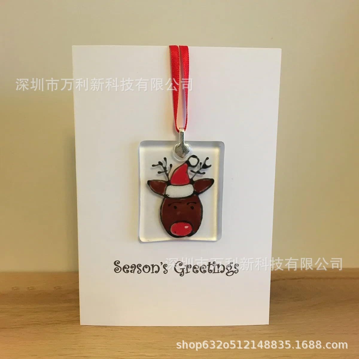 Fused Glass Handmade Christmas Card and Decoration 4