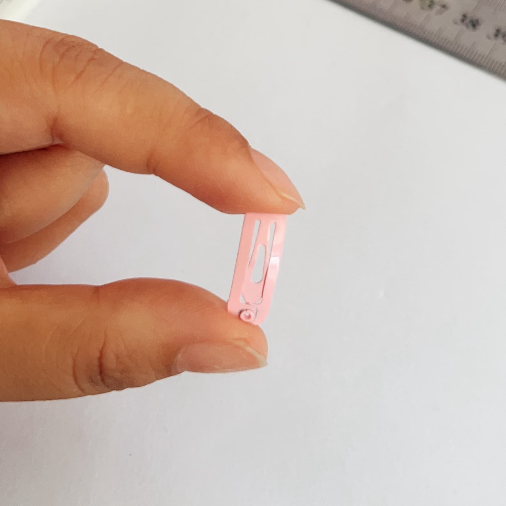 Small square hairgrip, Pilsan Play Car, doll, hair accessory, 2cm, pet, kitten 3