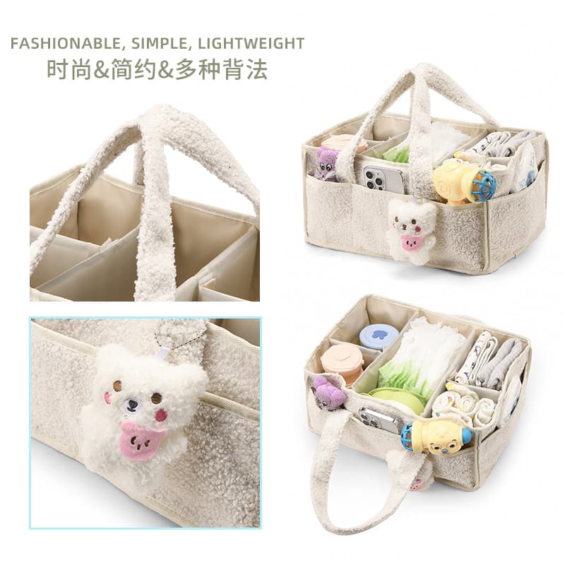 Handheld capacious organizer bag for mother and baby, bottle detergent 2