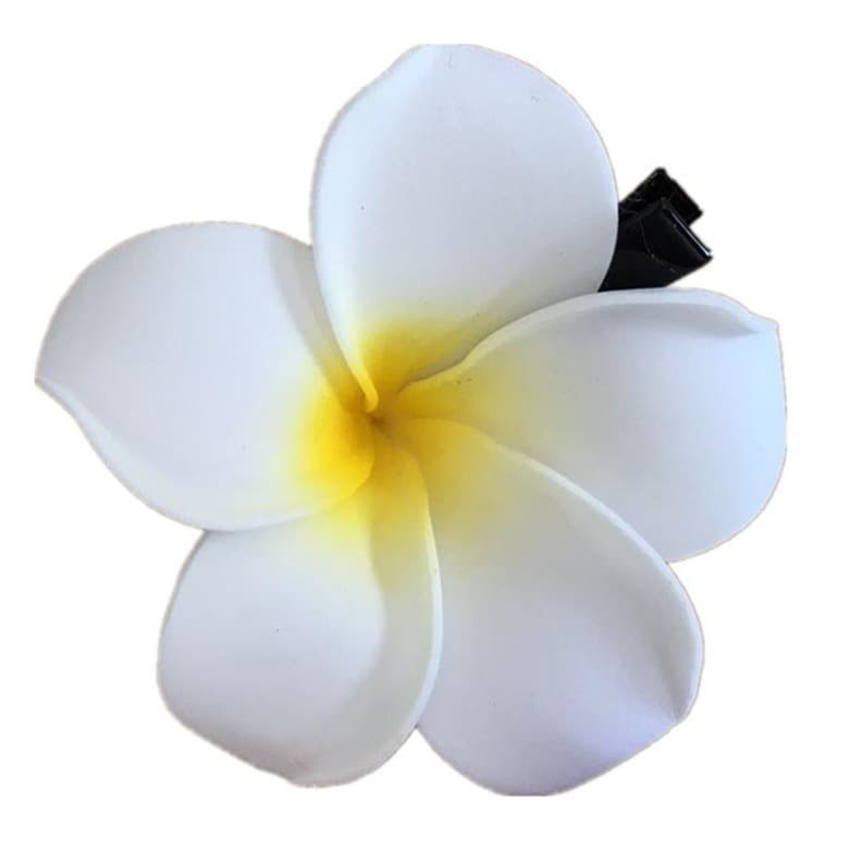 Beach and seaside frangipani hairpins. Wholesale of bridal tiaras and hair accessories for tourists and resorts. 4