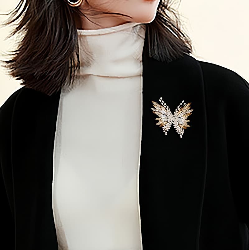 Fashionable brooch, suit lapel pin, pin, accessory, 2026 years, flowered, high-quality style, bright catchy style 4