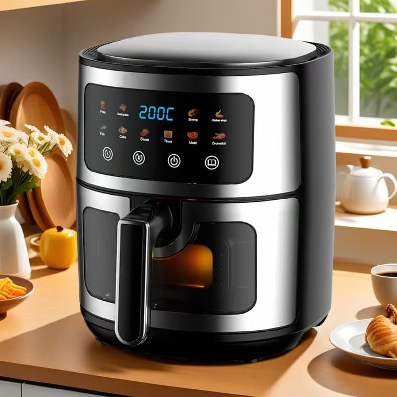 Russia Russian cross-border air fryer household large capacity multifunctional cross-border intelligent European regulations US regulations foreign trade 4