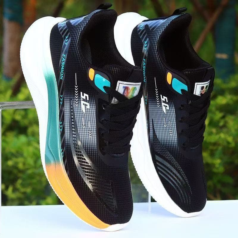 Lightweight comfortable breathable fashionable universal running sneakers, sports shoes, city style, soft sole 4