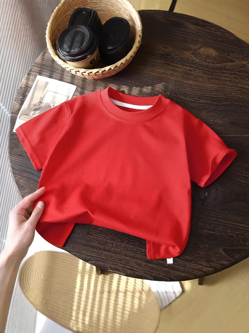 Children's cotton T-shirt, summer summer clothing for boys, children's clothing 5