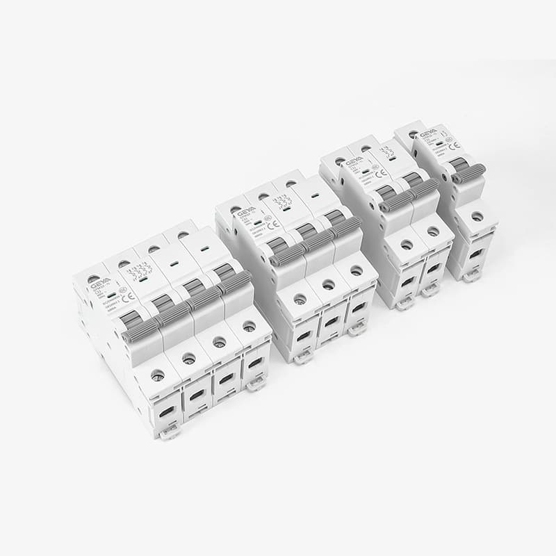GEYA GYM10 Mini Circuit Breaker 1-4P Household C45 DZ47 Air Switch 5