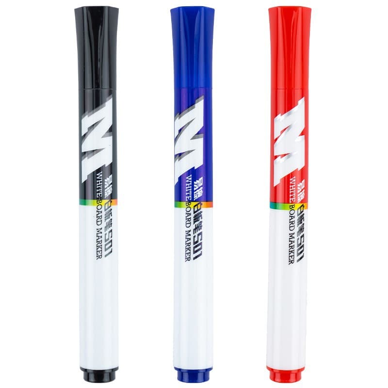 Morning/Light easy-to-erasure whiteboard pen single-head office meeting pen easy-to-erasure whiteboard pen black red and blue marker pen AWMY2201 5