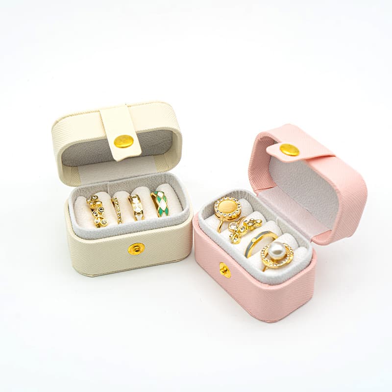 Small brand ring for traveling, handheld earrings, accessory, jewelry, storage system, storage box, Birthday gift, (Physicals) 2
