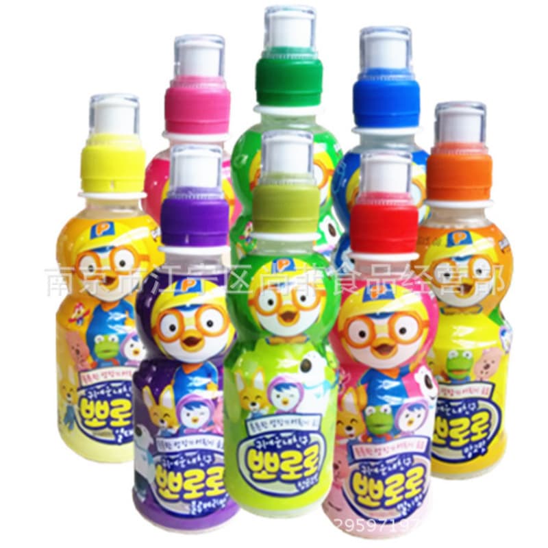 Korean Bolele Drink Fruit Beverage 235ml Raspberry Milk Apple Peach Flavor Wholesale 3