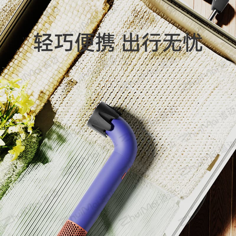 Bent pipe, high speed quick dry hair dryer 2