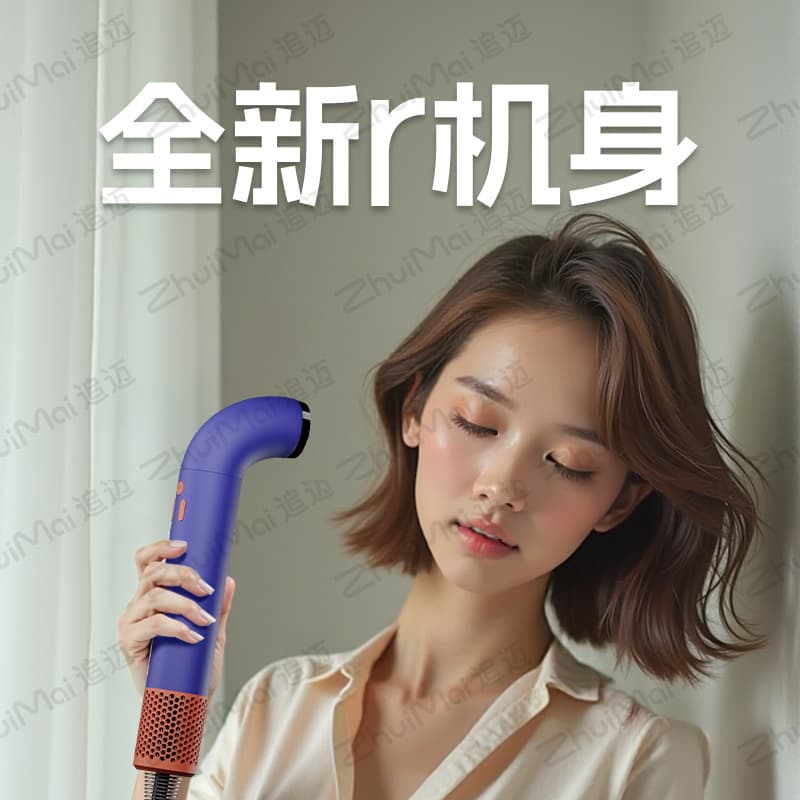 Bent pipe, high speed quick dry hair dryer 1