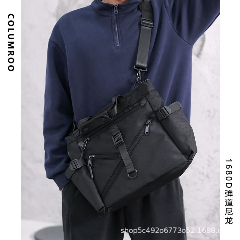 Nylon handheld capacious waterproof bag, shoulder bag, direct factory sales 2