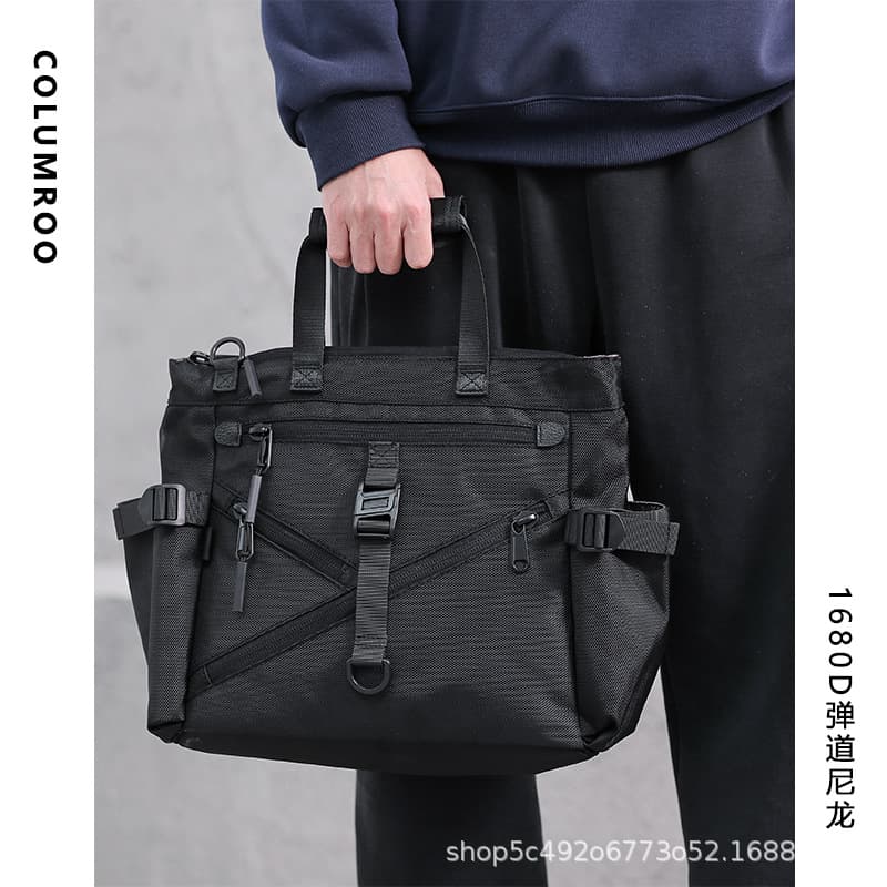 Nylon handheld capacious waterproof bag, shoulder bag, direct factory sales 3
