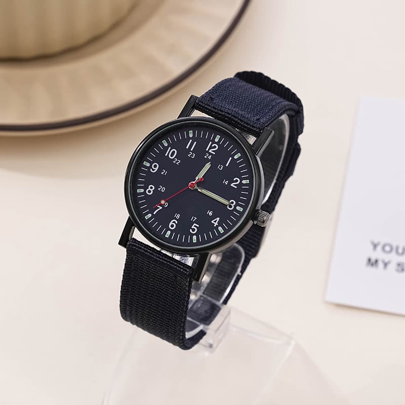 Nylon woven swiss watch for leisure, quartz watches 2