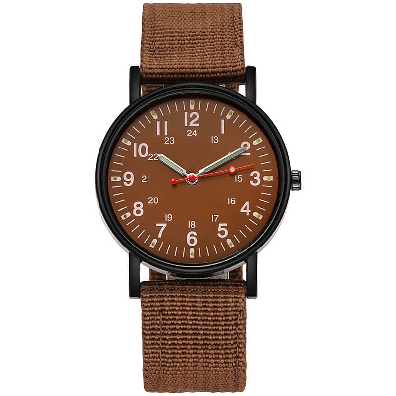 Nylon woven swiss watch for leisure, quartz watches 4