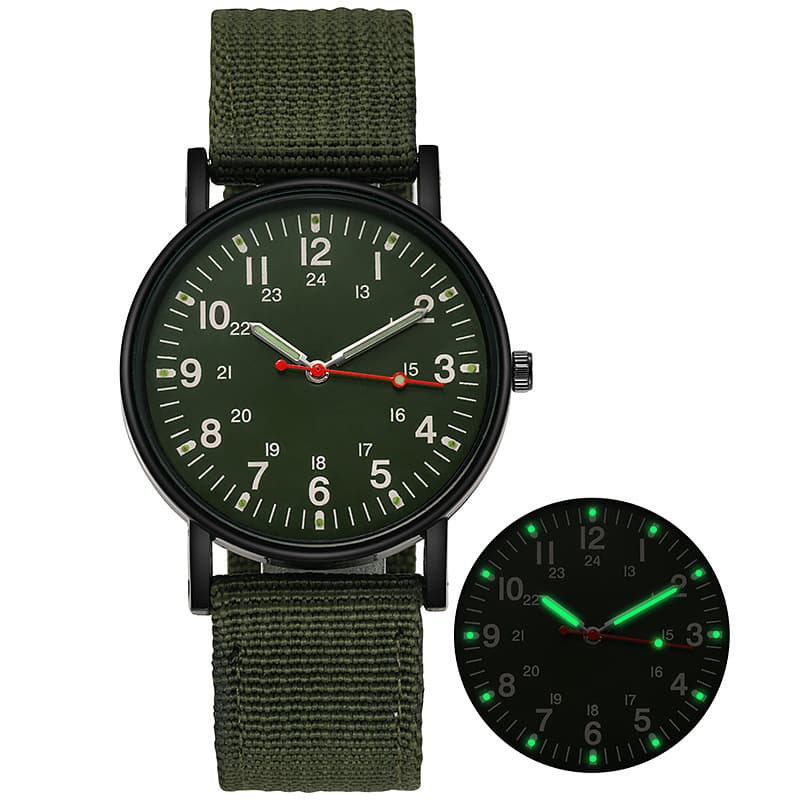 Nylon woven swiss watch for leisure, quartz watches 5