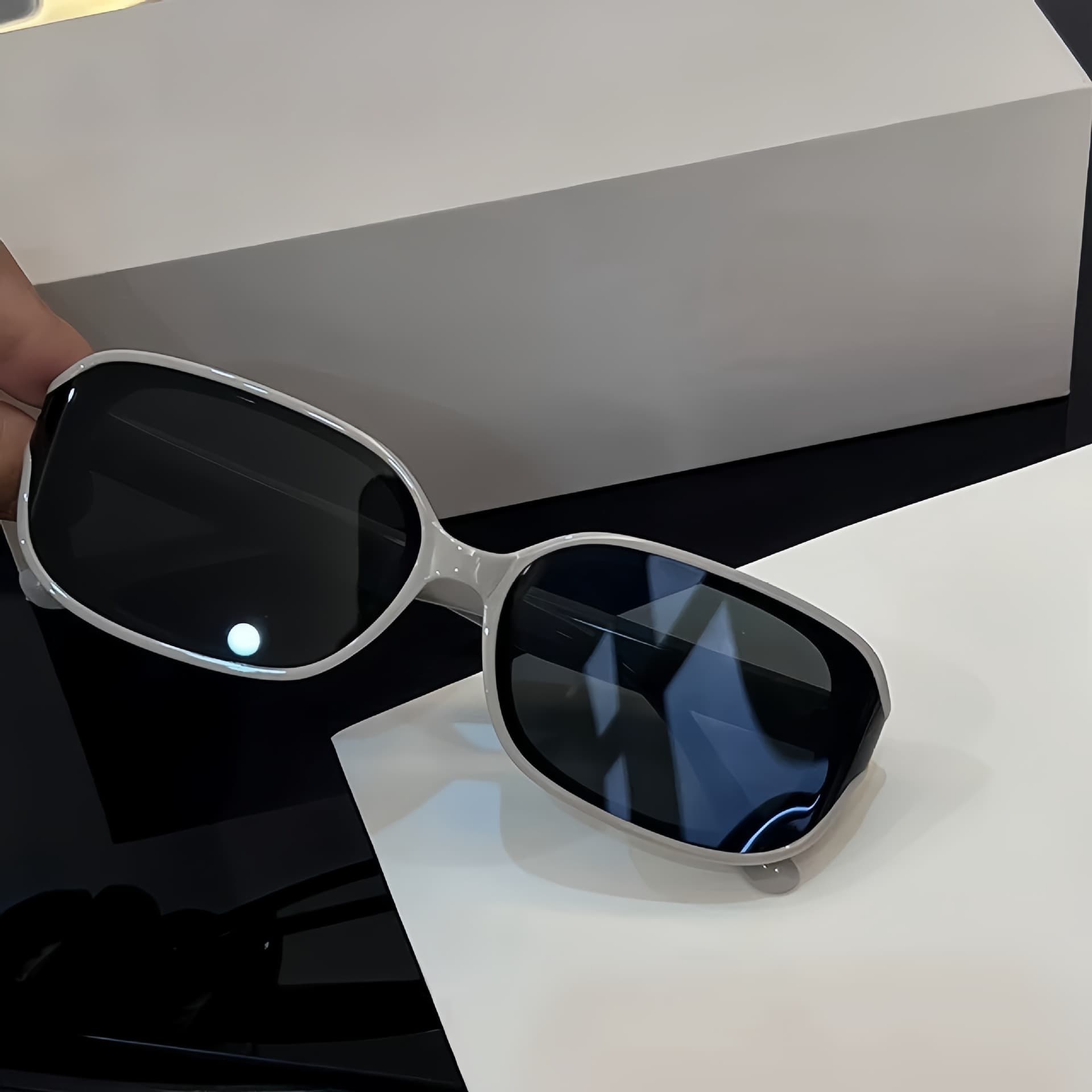 Retro design sunglasses, glasses, internet celebrity, cat's eye, high-quality style, UV protection