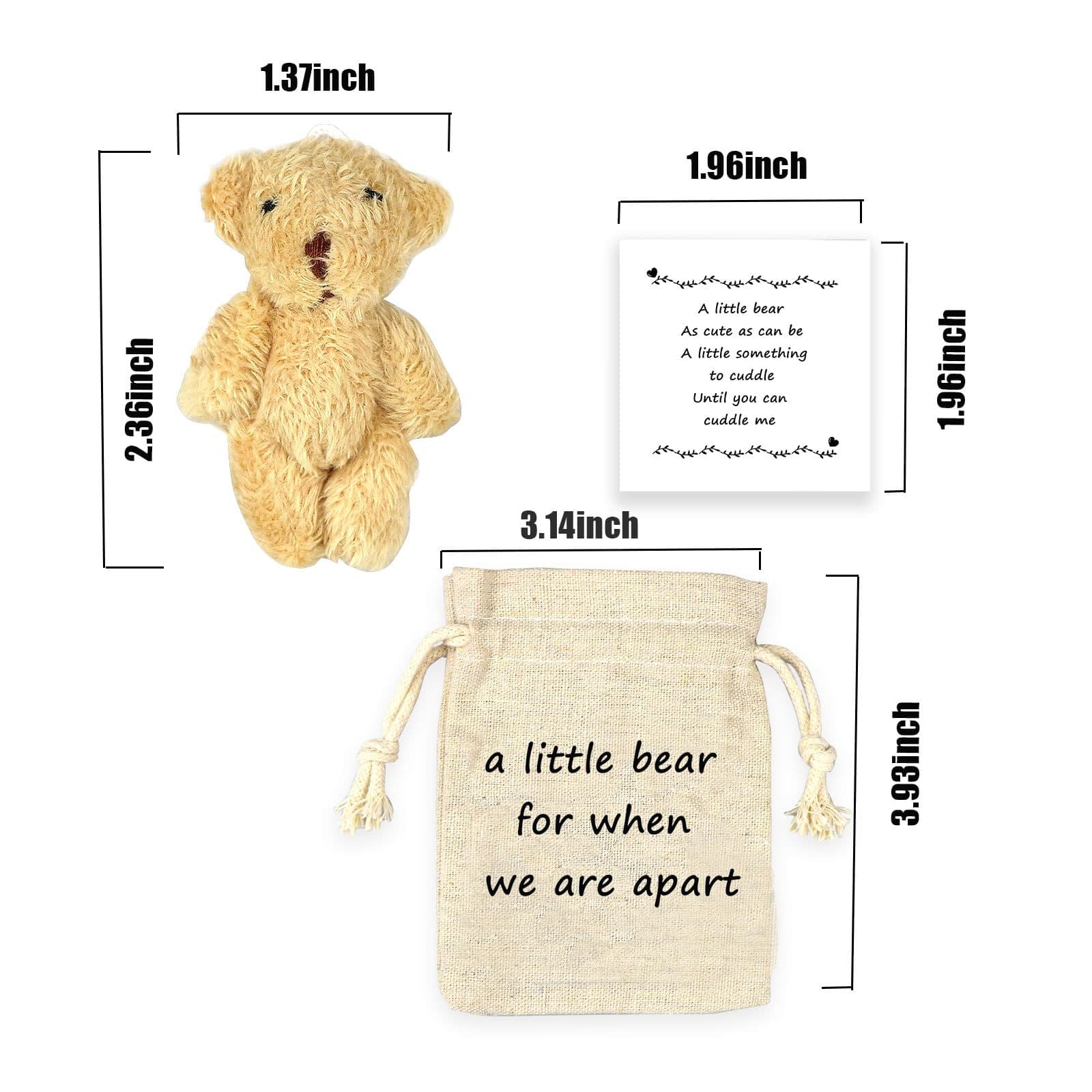 Pocket Bear Gift Teddy Bear Pocket Bear Gift Teddy Bear I Love You Couple's Gift 4