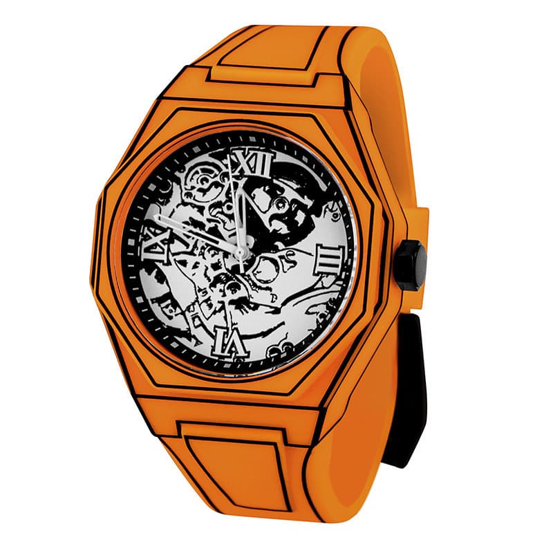 (Cross-border trading), mechanical fashionable creative quartz mechanical watch, cartoon silicone dial, waterproof swiss watch 2