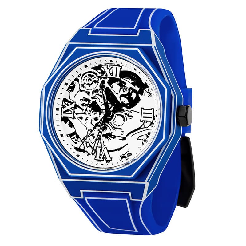 (Cross-border trading), mechanical fashionable creative quartz mechanical watch, cartoon silicone dial, waterproof swiss watch 3