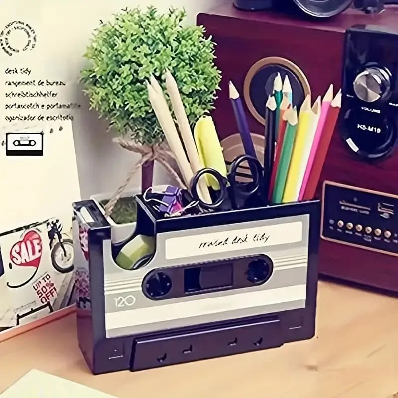 Universal pens holder, table stationery, storage box, hair band 3