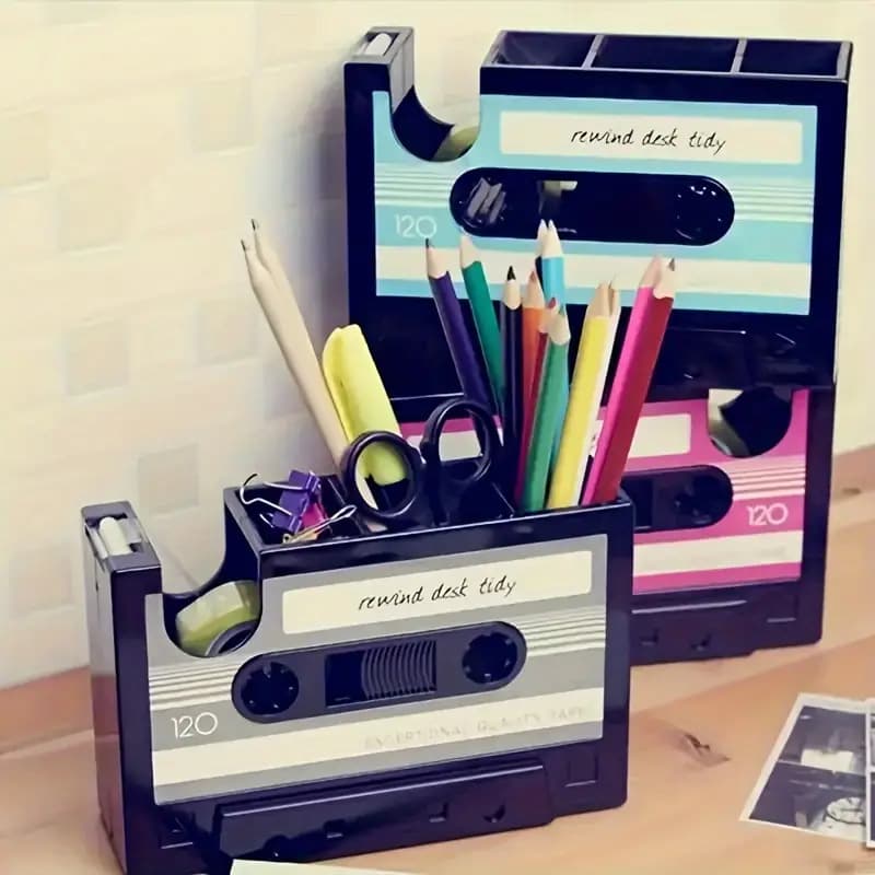 Universal pens holder, table stationery, storage box, hair band 1
