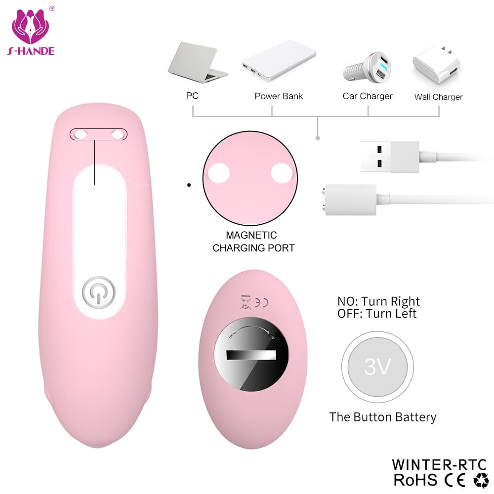 [brush app vibrators panty magnetic clip with control] 2