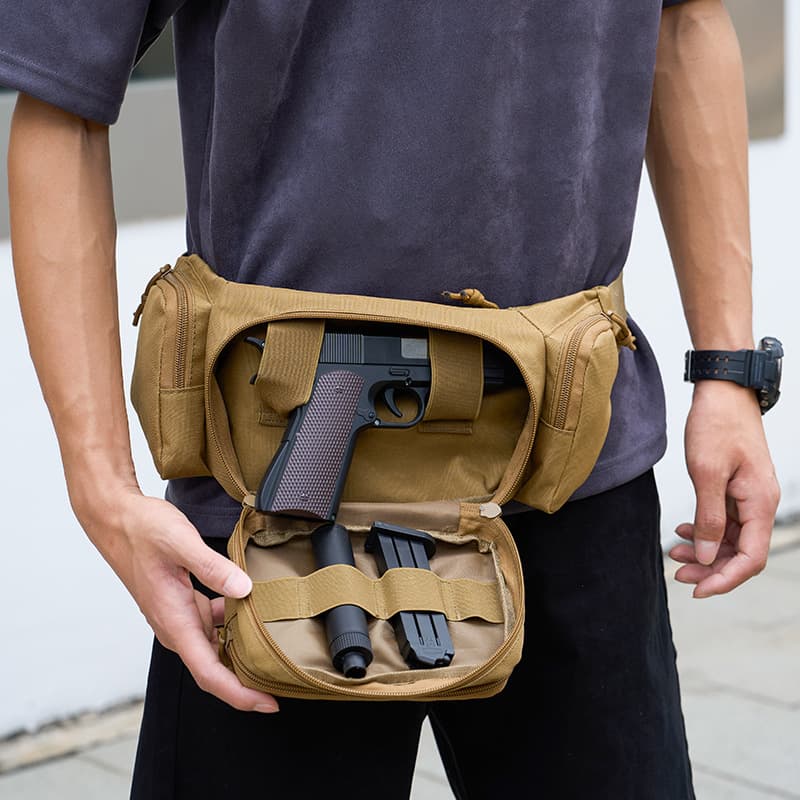 (Cross-border trading), men's travel universal tactics invisible belt bag, wear-resistant durable chest bag, storage system, bag strap 1