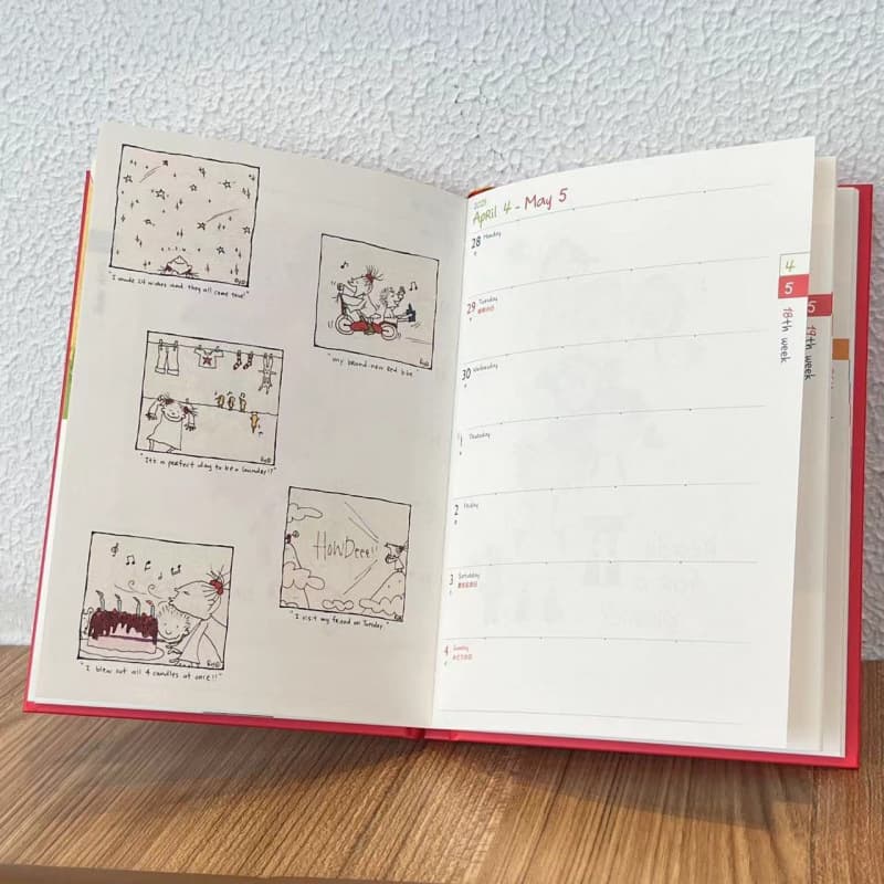 Notebook, laptop, 2025 years, scheduler 4