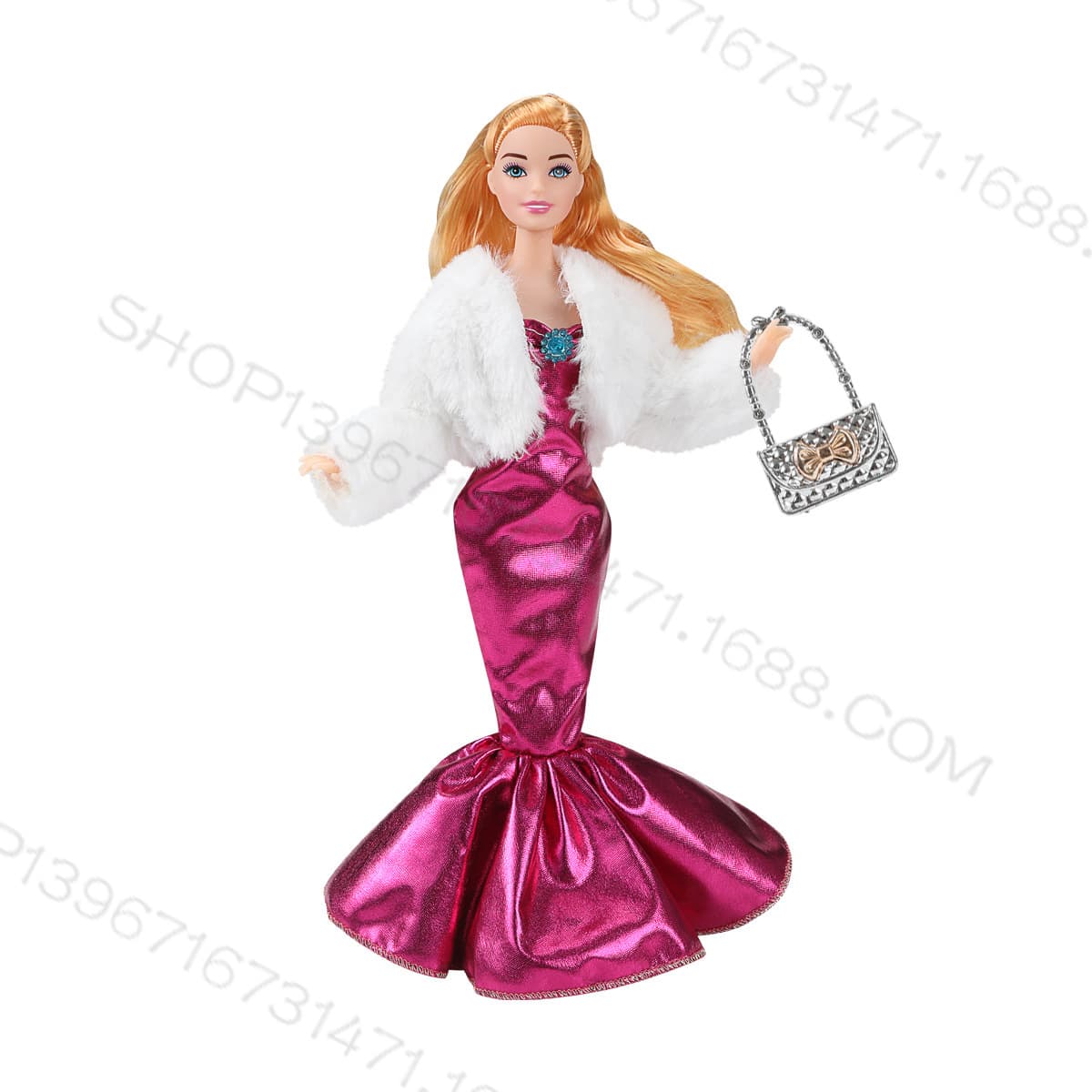 (Cross-border trading), multicoloured evening dress, children's clothing, fish tail 2