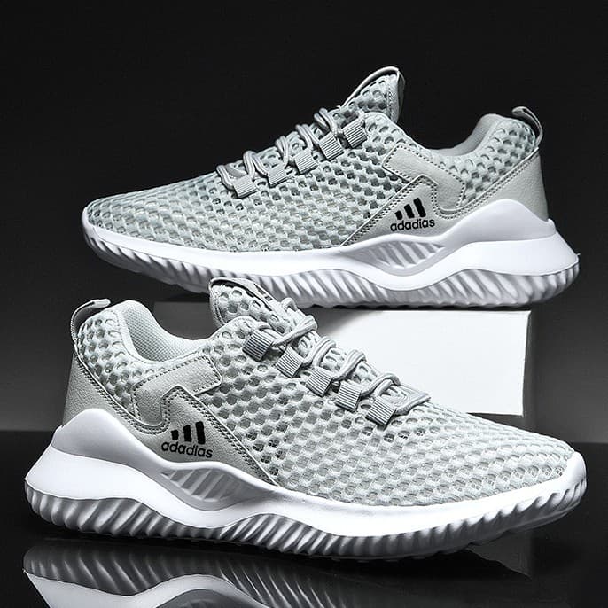New cross-border hollow men's shoes for summer breathable mesh sports shoes lightweight odorproof soft sole large-size running shoes casual