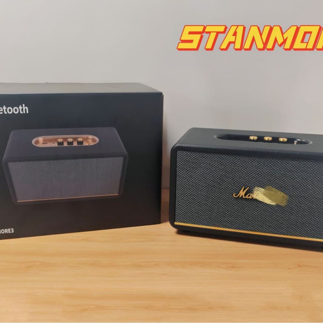 New STANMORE3 speaker retro wireless Bluetooth speaker desktop Bluetooth speaker Damar home wooden 4