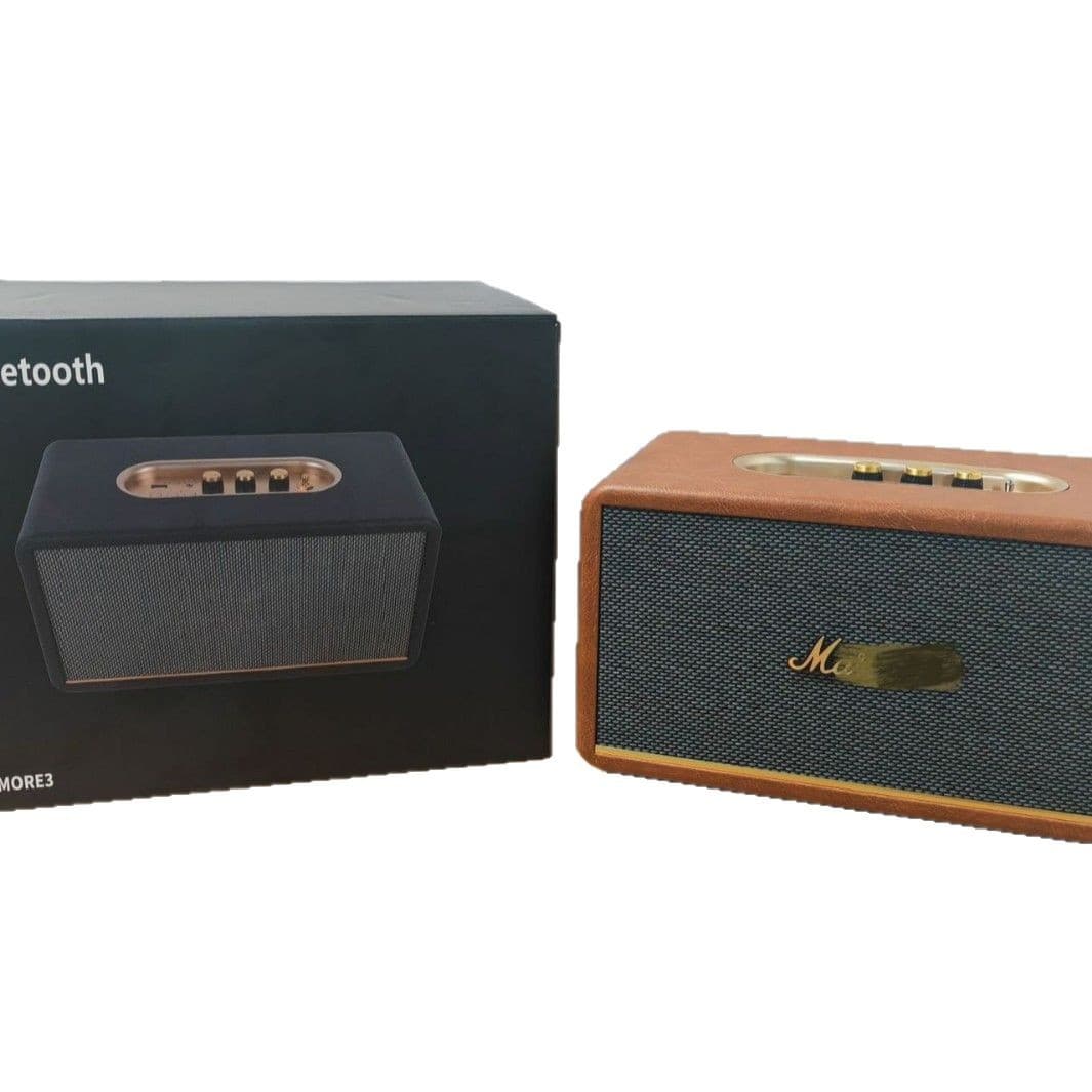New STANMORE3 speaker retro wireless Bluetooth speaker desktop Bluetooth speaker Damar home wooden 5