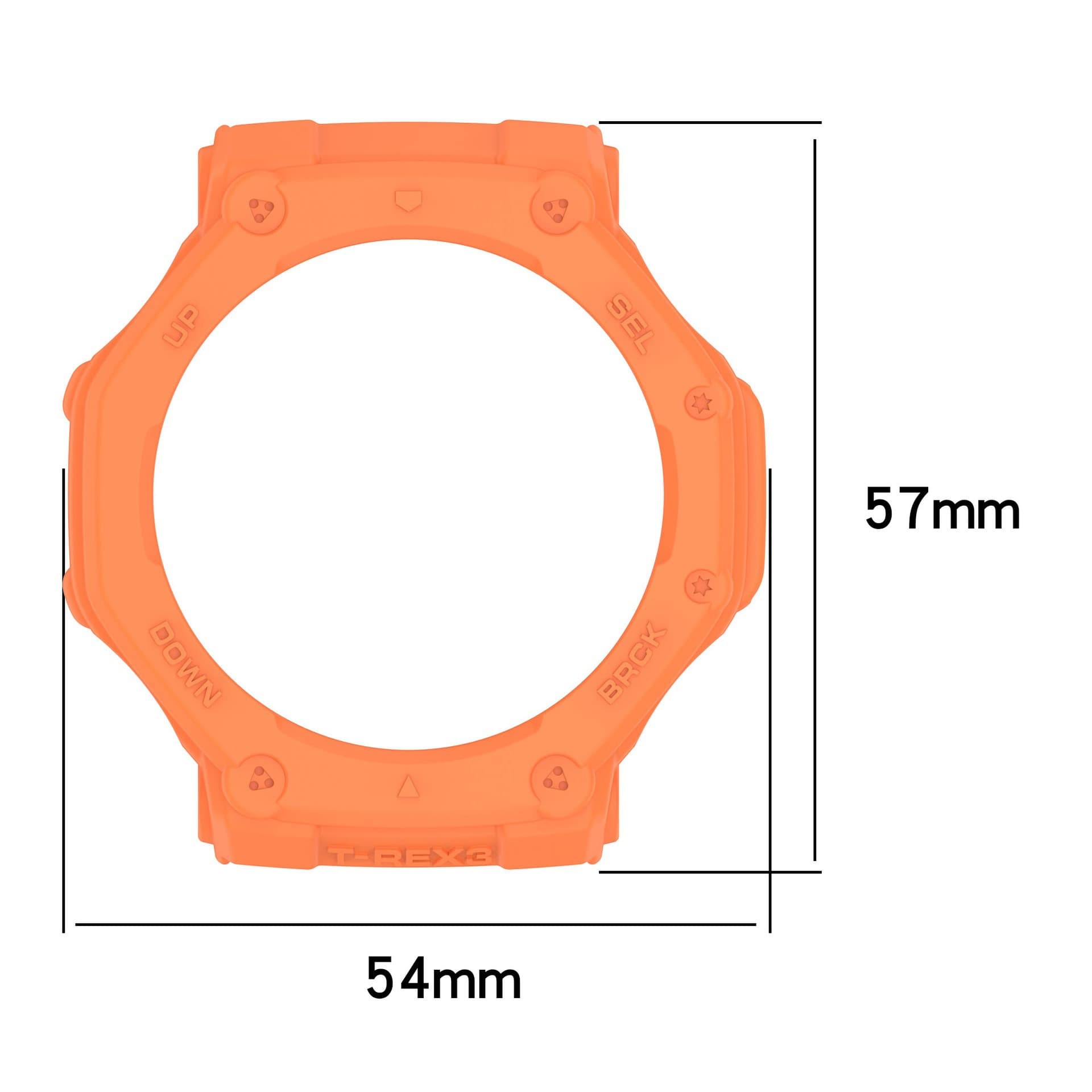 Suitable for Yuewo Amazfit T-REX3 smart watch protective case Huami rex3 armor half-pack hollow case 5