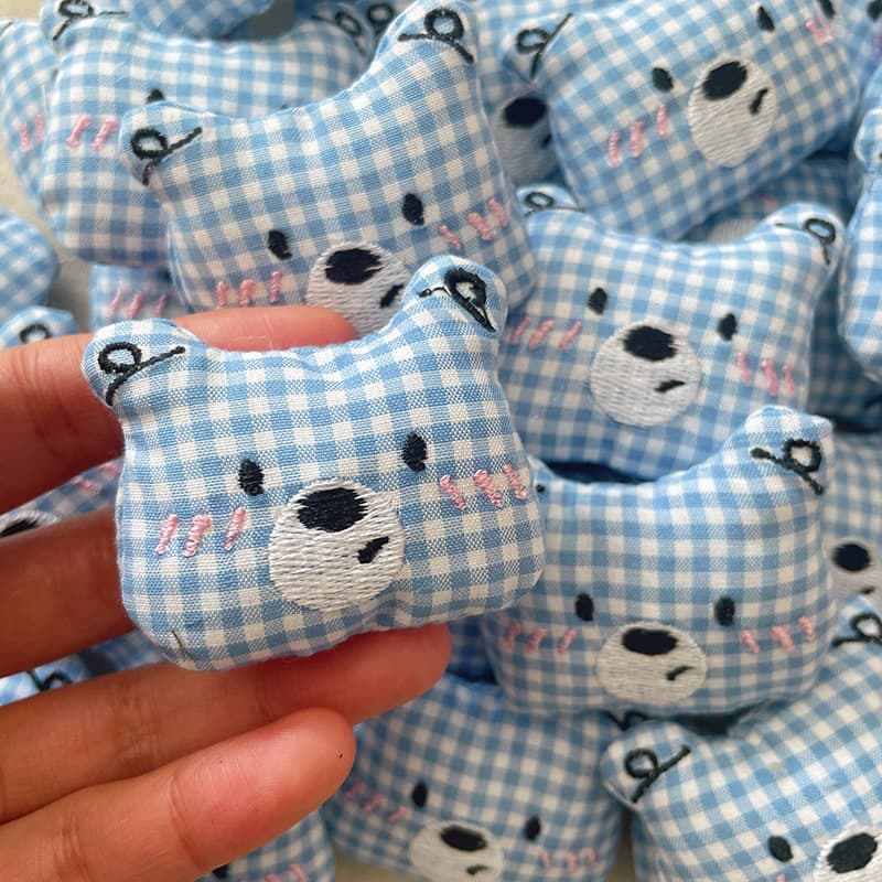 Cartoon cloth, brooch, decorative accessory, socks, with little bears, DIY 3