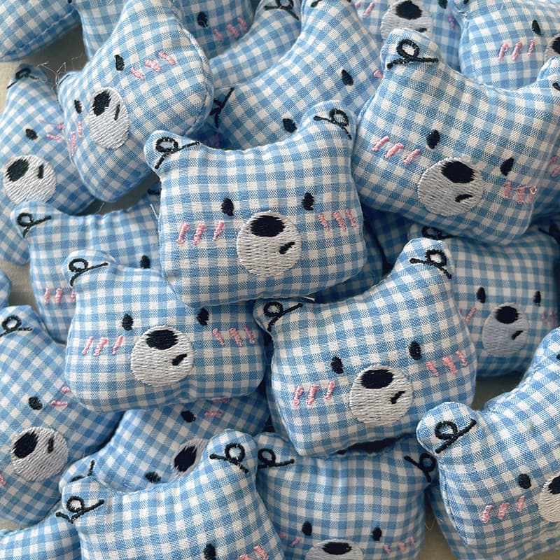 Cartoon cloth, brooch, decorative accessory, socks, with little bears, DIY