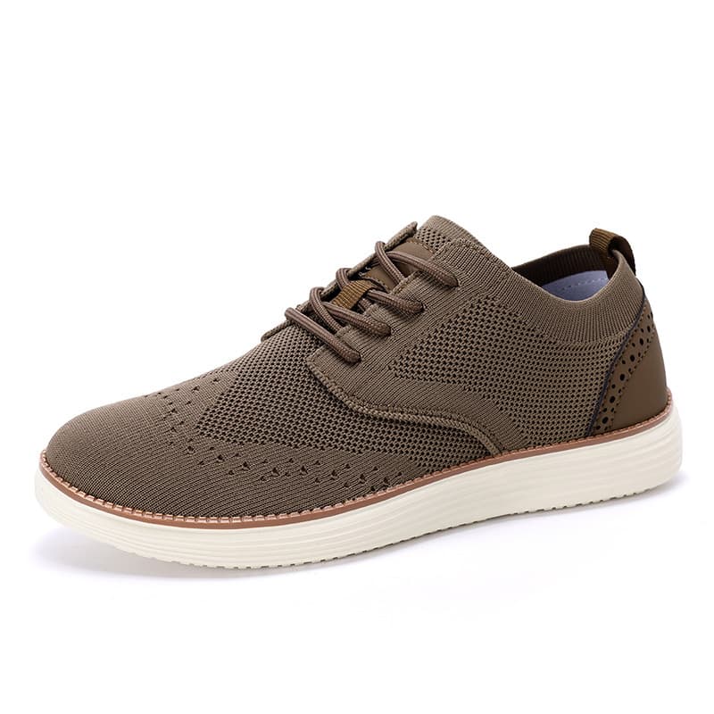 2025 Popular Flyknit Casual Shoes Men's Loafers Dress Walking Oxford 5